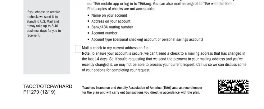 Filling out tiaa direct deposit authorization form part 5