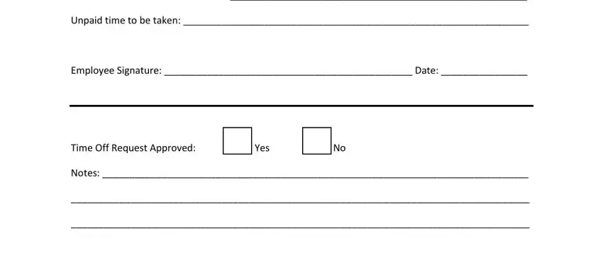 Time Off Request ≡ Fill Out Printable PDF Forms Online