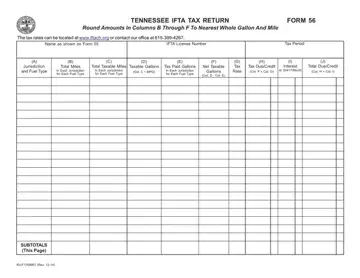 Tn Ifta Form 56 Preview