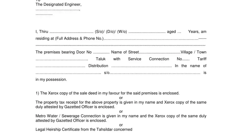 stage 1 to writing tangedco name transfer online