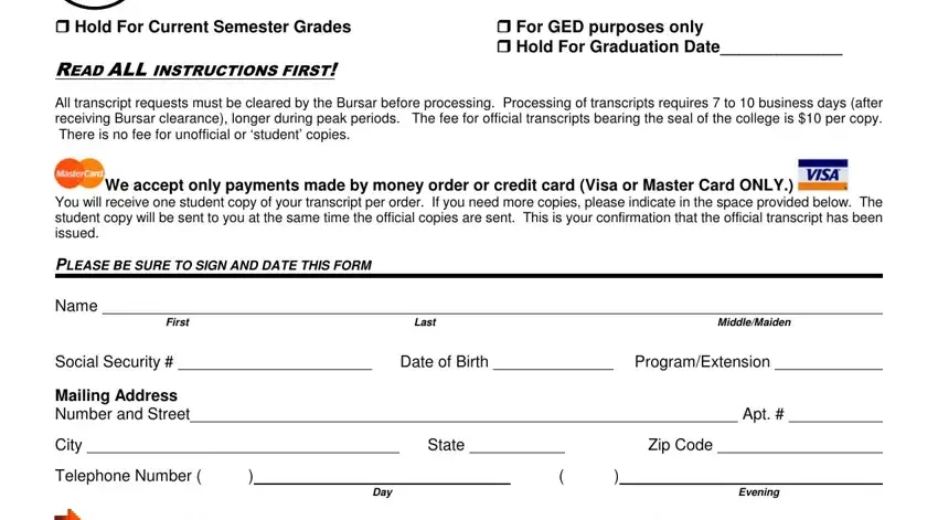 part 1 to writing touro college order transcript