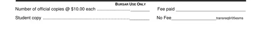 step 3 to filling out touro college order transcript