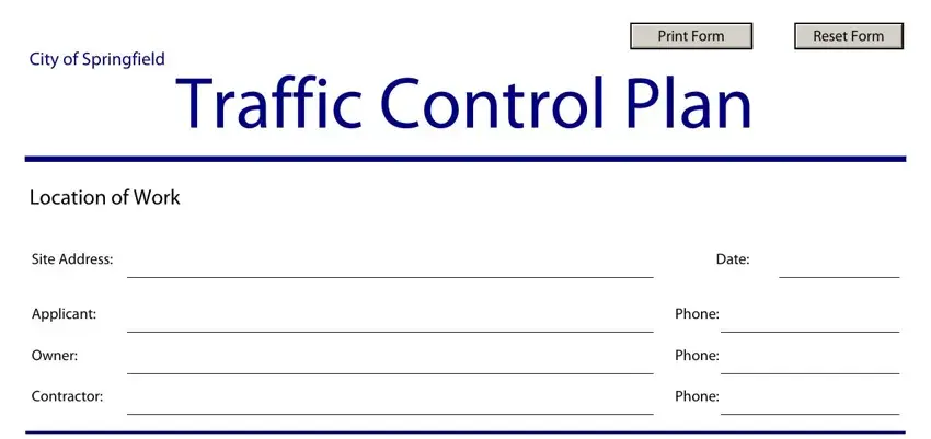traffic control software blanks to complete