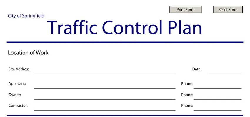 fillable control plans sample blanks to complete