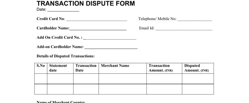 writing pnb chargeback form part 1