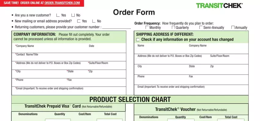 stage 1 to filling out transitchek order form 2020