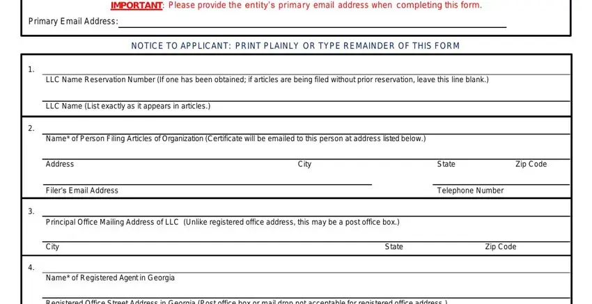 portion of fields in transmittal form 231 ga pdf