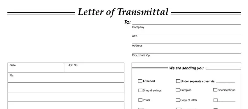 Transmittal Form Template Free Download - Templates Printable 2024