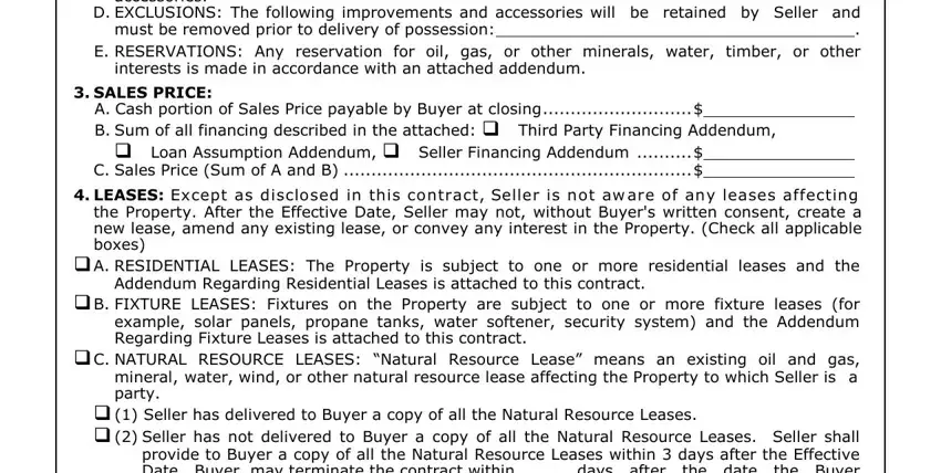 Entering details in tar fillable forms step 2