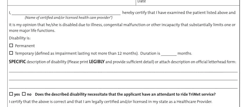 Completing trimet honored citizen application fillable part 4