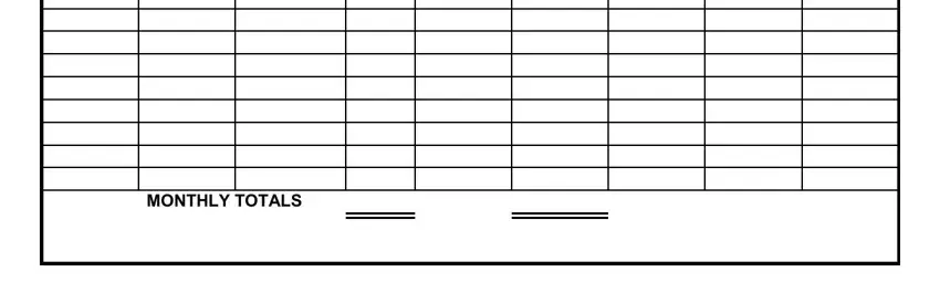 Filling in trip sheet format kerala step 3