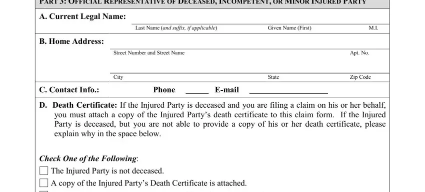 Entering details in tronox trust part 4