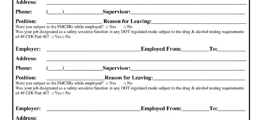 part 4 to finishing truck driver filable employment application form