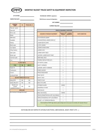 Bucket Truck Inspection Checklist Form Preview