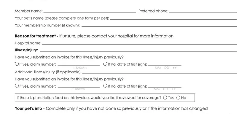filling out trupanion claims form part 1