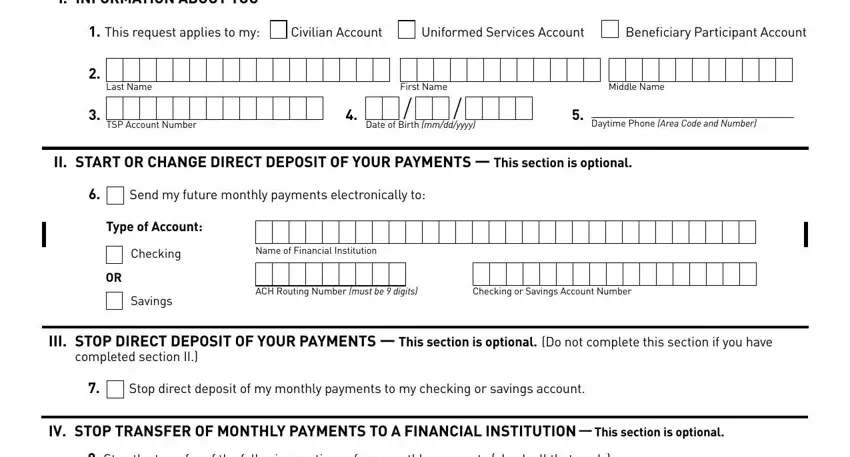 tsp form 78 fields to fill out