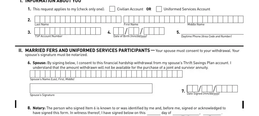 Completing tsp financial part 5