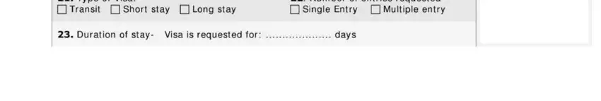 step 3 to filling out from visa turkey