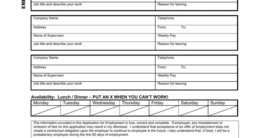 Completing twin peaks job application part 2