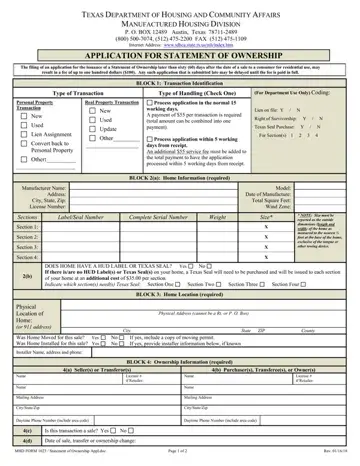 Tx Ownership Form Preview