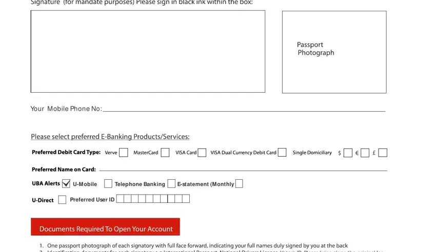 Your Mobile Phone No, UMobile Telephone Banking, Preferred User ID, and Voters ID Please bring along the in uba statement of account pdf