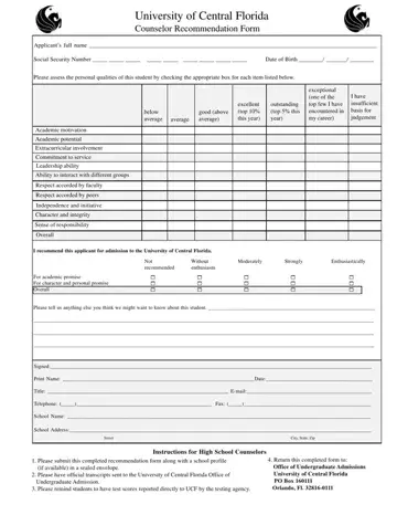 Ucf Application Form Preview