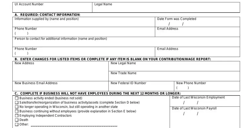 portion of blanks in online applications at uct 2020