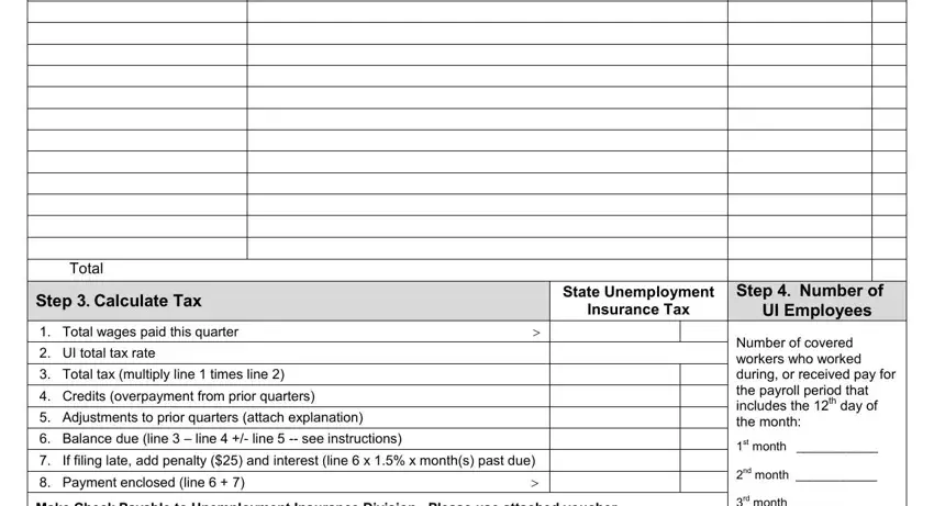 step 2 to entering details in ui 5 form montana