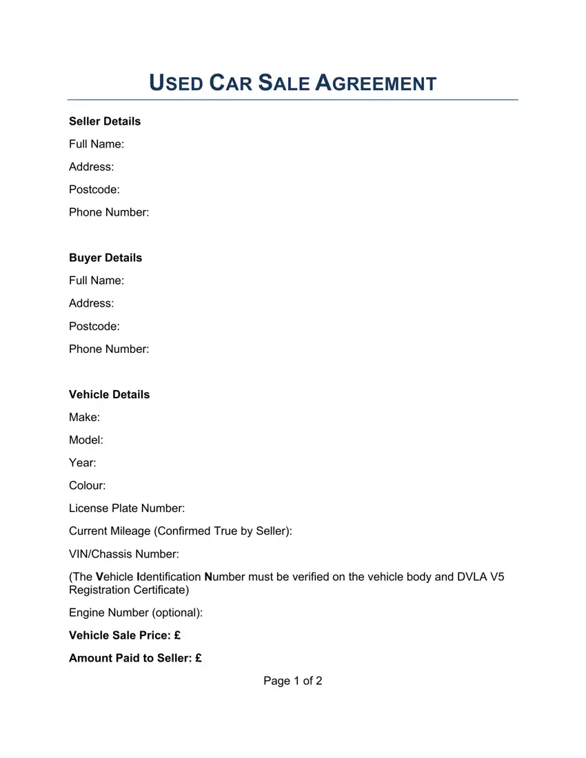 Uk Sale Agreement first page preview