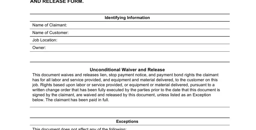 portion of empty spaces in waiver payment