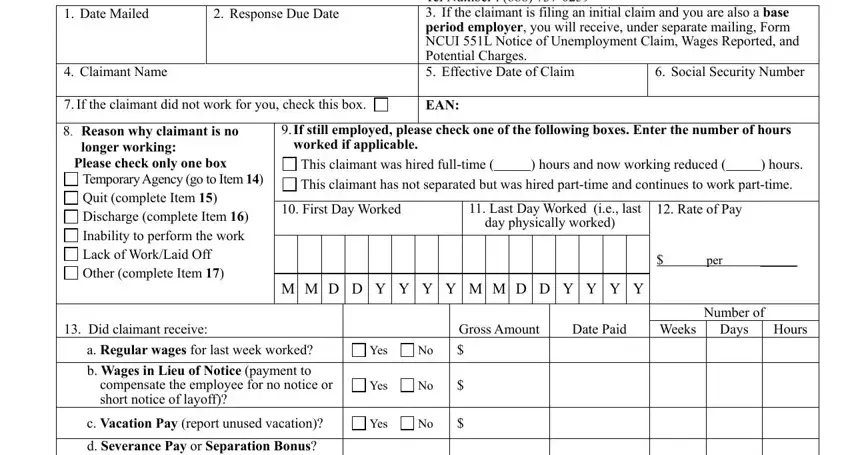 Unemployment Commission Form ≡ Fill Out Printable Pdf Forms Online 5721