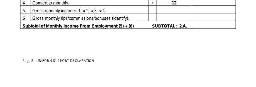 stage 4 to entering details in uniform support declaration oregon pdf