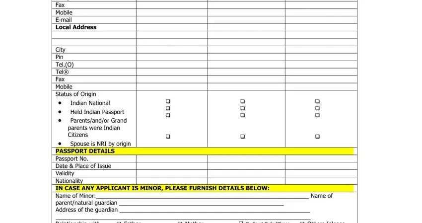 Filling in union bank saving account opening form pdf step 2