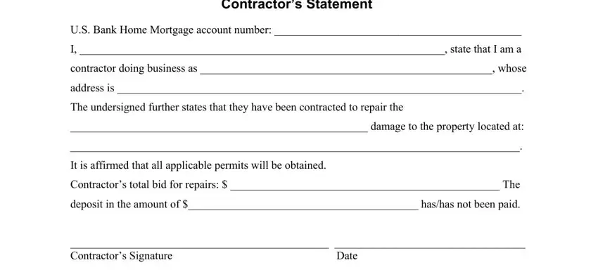 entering details in usbank loss department part 1