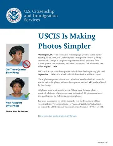 Uscis Making Photos Simpler Form Preview