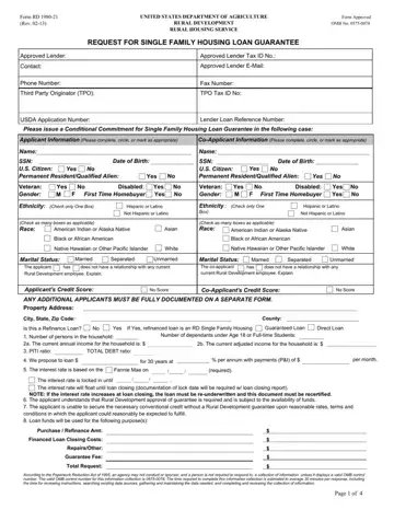 Usda Form Rd 1980 21 Preview