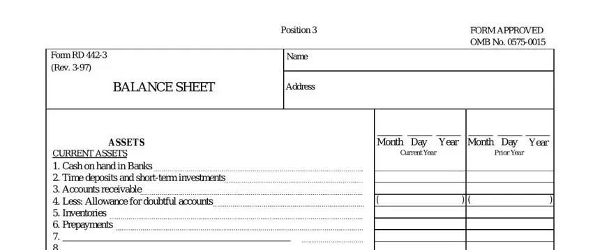 entering details in usda rd 442 3 part 1