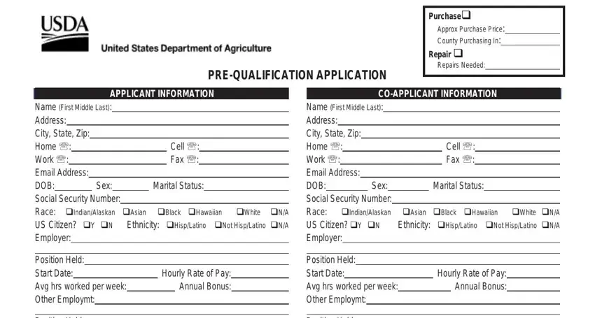 example of fields in RBS