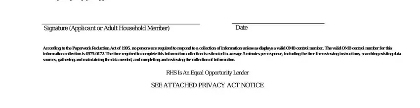 Acct Yourpromptreplyisappreciated, Date, RHSIsAnEqualOpportunityLender, and SEEATTACHEDPRIVACYACTNOTICE blanks to insert