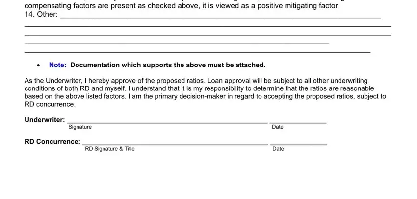 part 2 to completing ratio waiver form