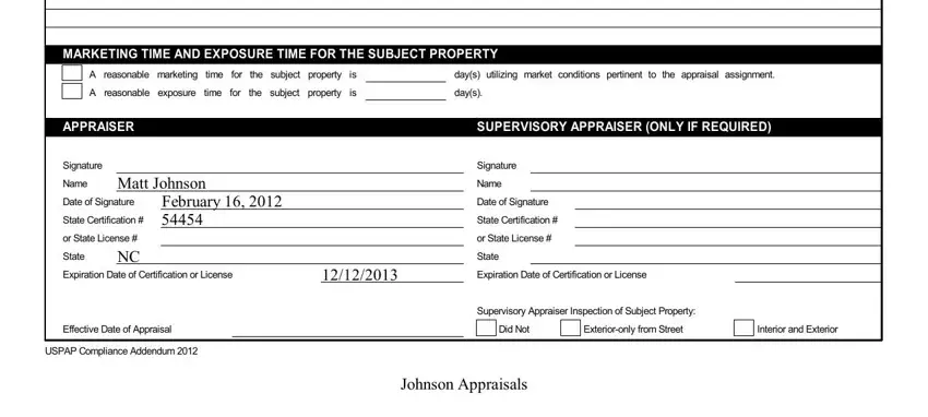 step 3 to completing uspap addendum 2014 form pdf