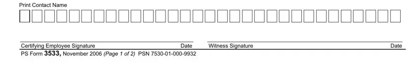 Finishing usps form 3533 printable stage 3