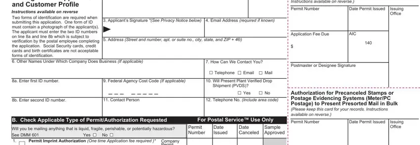usps form 3615 spaces to fill in