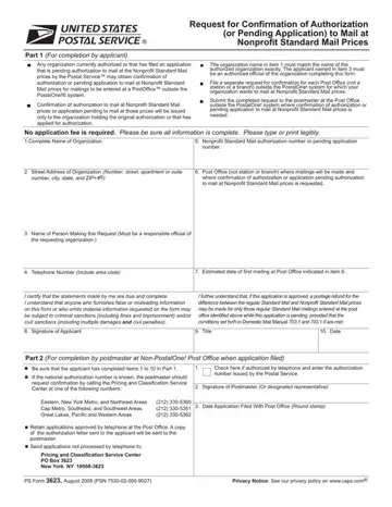 Usps Form 3623 Preview