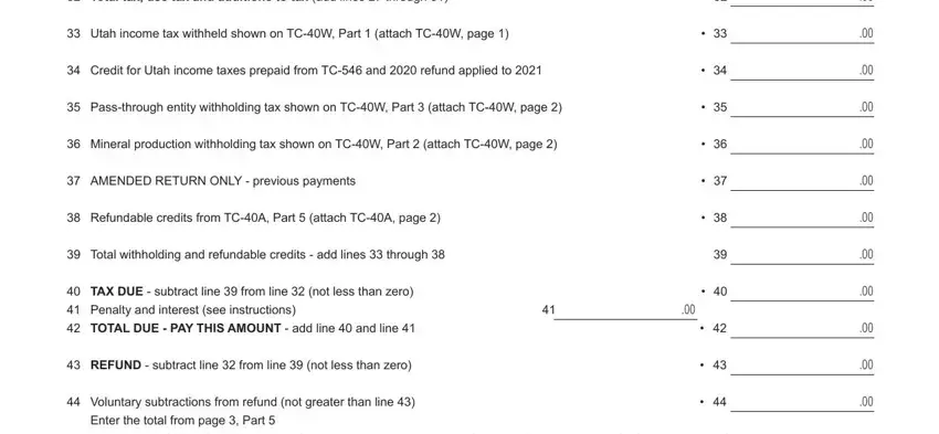 Utah Tc 40 Form ≡ Fill Out Printable PDF Forms Online