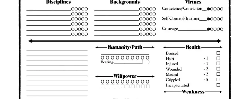 Vampire the Requiem Character Sheet Form - Fill Out and Sign