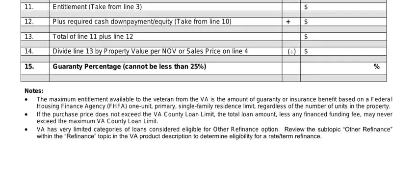 va entitlement worksheet 2020 excel RequiredCashDownpaymentEquity fields to fill out
