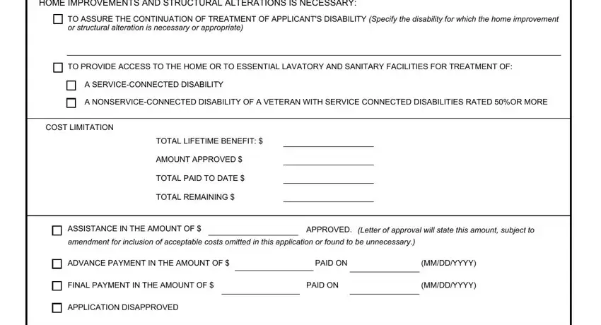 Finishing Va Form 10 0103 part 3