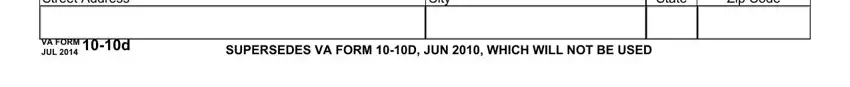 Filling out 10 10d champva step 3