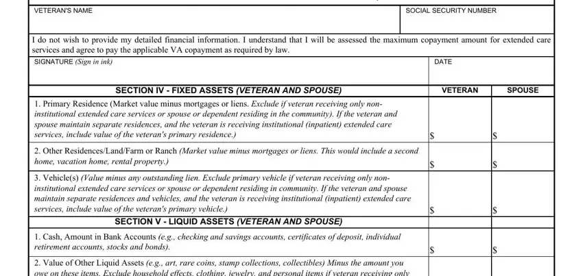 stage 4 to filling out Va Form 10 10Ec